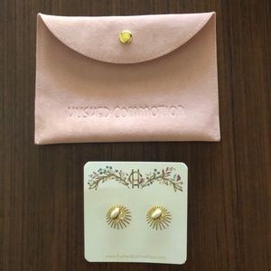 Hushed Commotion gold Morris earrings